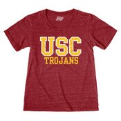 USC Trojans Women's Cardinal Tri-Blend T-Shirt